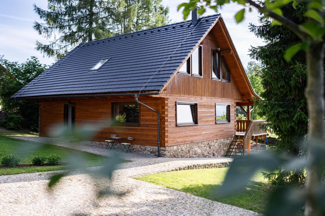 Villa Moderni Sumavska Roubenka S Vyhledem Na Boubin à Vimperk Extérieur photo